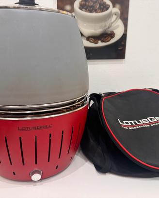 lotus grill con cappa e cavalletto