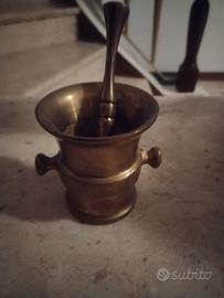 mortaio in bronzo