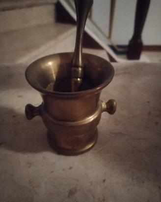 mortaio in bronzo