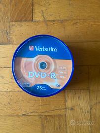 Verbatim DVD-R 4,7 GB 16× – Pack 25 dischi