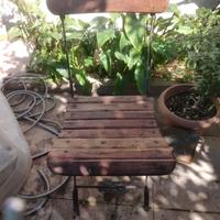 Antica sedia da giardino anni 20/30