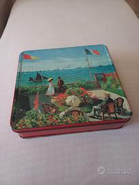 Scatola in latta Lazzaroni La terrazza di Monet