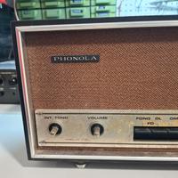 Radio d’epoca PHONOLA RV 6376/6 valvole FM OM OC –