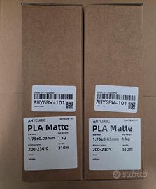 2 Bobine Filamento 3D Anycubic, Nuove e Sigillate