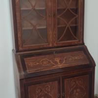 Mobile scrittoio con vetrina 