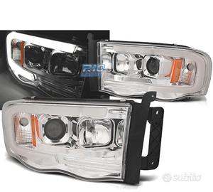 FARI PER DODGE RAM 02-06 CON TUBO LED CROMATO