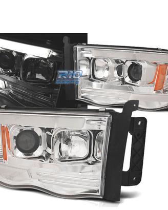 FARI PER DODGE RAM 02-06 CON TUBO LED CROMATO