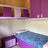 Cameretta bambina 3 posti letto