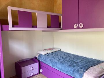 Cameretta bambina 3 posti letto