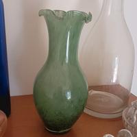 murano antico vaso vetro soffiato 