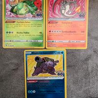 Carte Pokémon, Pokémon Go , Trio Lucenti 