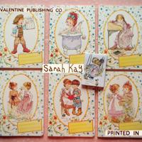 SARAH KAY Vintage 1980 QUADERNI bimbi + Mini Notes