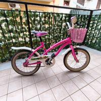 Bici per bambina 16 pollici.
