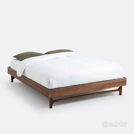 Letto vintage con rete, LARSEN 160x180
