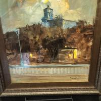 Dipinto olio quadro Maneglia