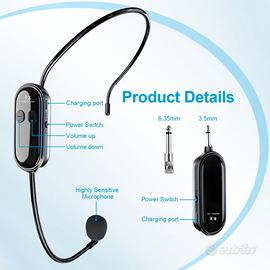 Microfono wireless professionale