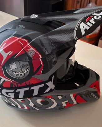 Casco Airoh da Cross + visiera extra