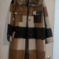 Cappotto lungo a quadri
