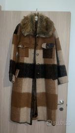 Cappotto lungo a quadri