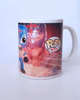 Tazza Wrestling Rey Mysterio – Stile Funko Pop