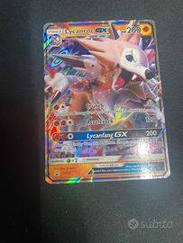 Carta pokemon lycanroc GX