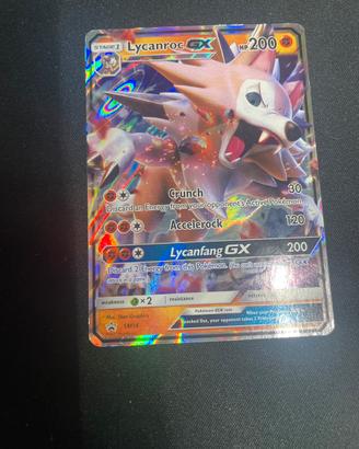 Carta pokemon lycanroc GX