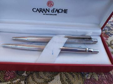 penne a sfera Caran d'Ache argento