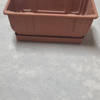 vaso piante rettangolare 18x8