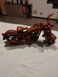 moto in legno