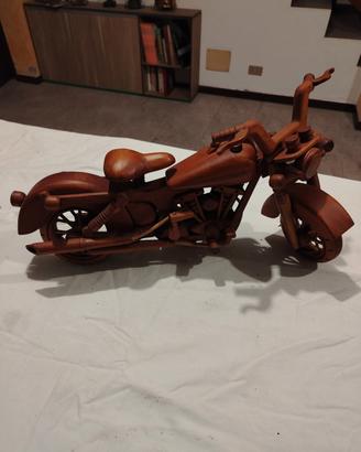moto in legno