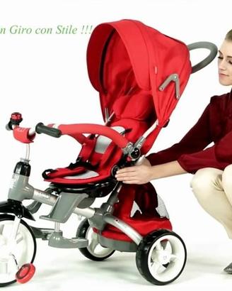 Triciclo GIRO 6 in 1 Baby's Clan - rosso