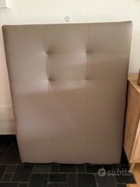 Testiera letto singolo ecopelle
