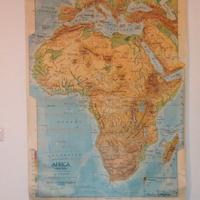 Cartina geografica dell' Africa.