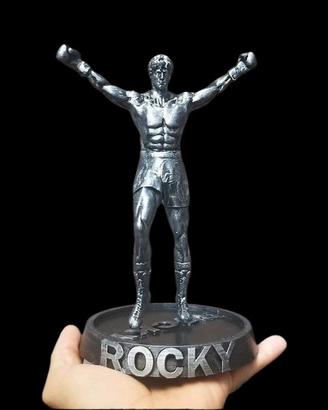 Rocky Balboa Statua - stampata in 3D - alta 30 cm