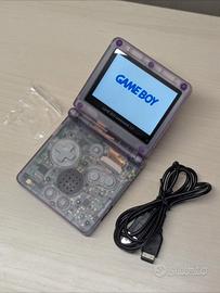 Gameboy advance sp V5 IPS custom  cavo 