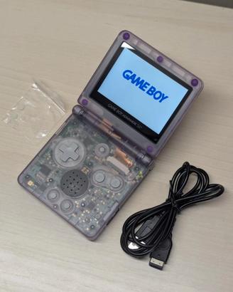 Gameboy advance sp V5 IPS custom  cavo 