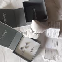 Set bracciale anello e orecchini