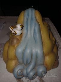Cascata con uccellino presepe classico Thun