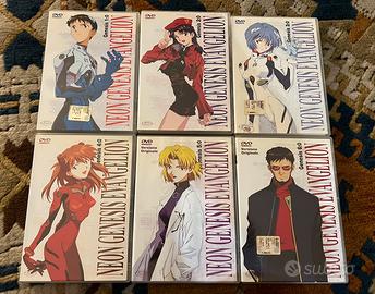 Dvd anime Neon Genesis Evangelion, Gundam, ecc.