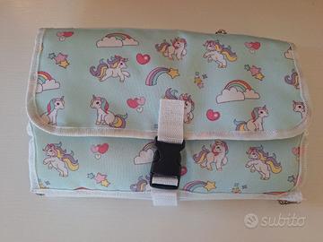 Borsa fasciatoio Unicorni All-In-One cambio pannol