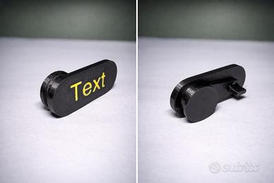 Targhette nome elmi vvf