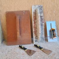 Frattazzi e spatole, per stucco, intonaco ecc.
