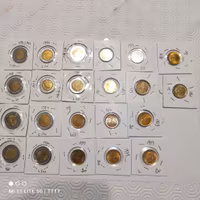 10 monete 500 lire + 12 monete 20 lire