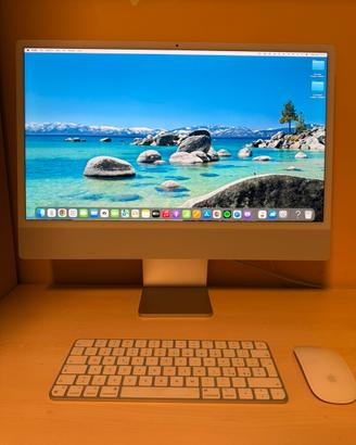 iMac 24'' M1 (2021) Argento 8 GB RAM, 256 GB SSD