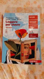 Libro Narrativa "Leggere per vivere" Zanichelli