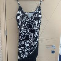 Abito a portafoglio con frange XL