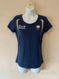 T-shirt blu olimpiadi EA7 Emporio Armani -XS