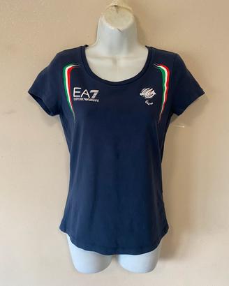 T-shirt blu olimpiadi EA7 Emporio Armani -XS