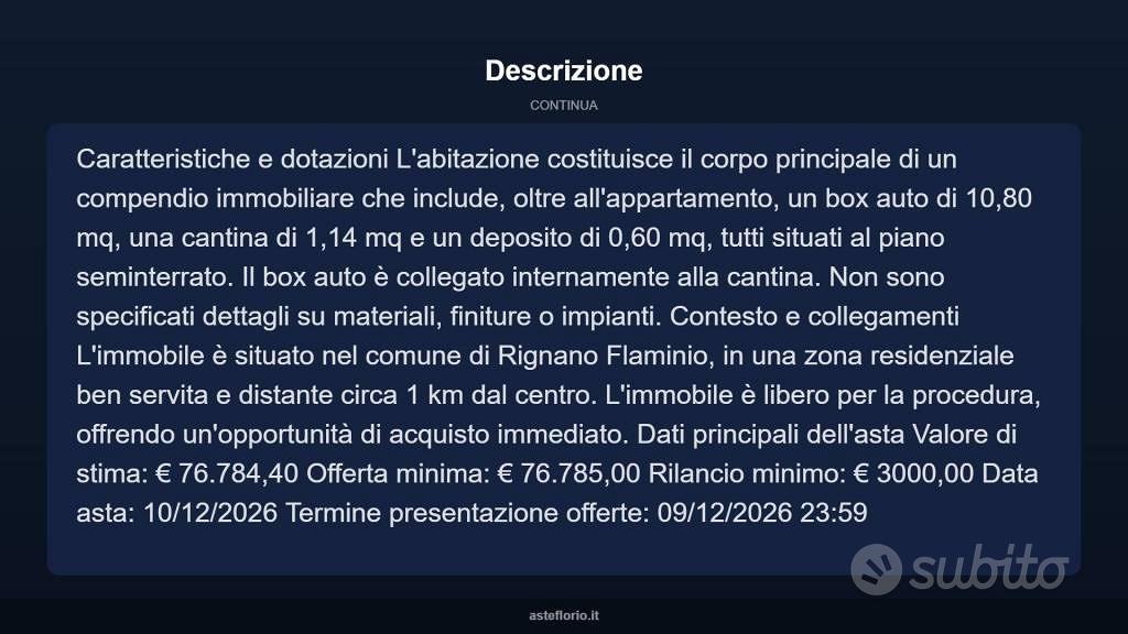Appartamento – Rignano Flaminio, Roma Capitale - Vista 5