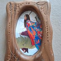 Piccolo portafoto in noce